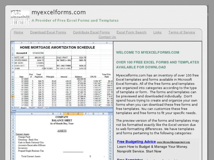 www.myexcelforms.com