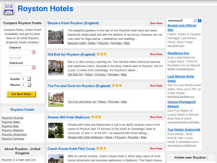 www.roystonhotels.com