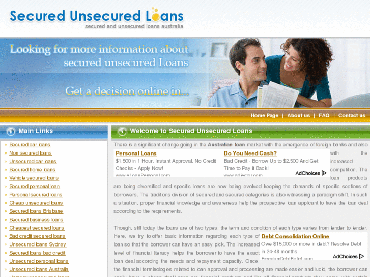 www.securedunsecuredloansau.com