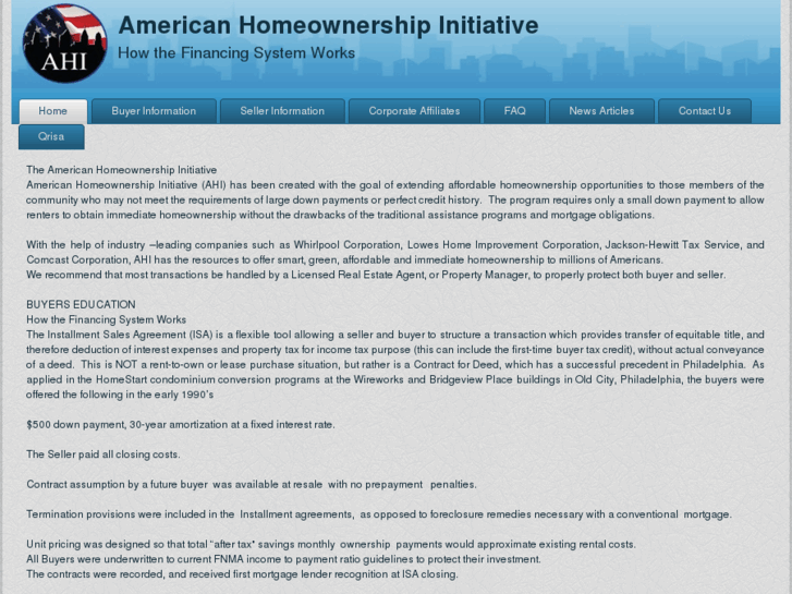 www.americanhomeownershipinitiative.com