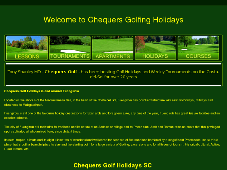 www.chequersgolfholidays.com