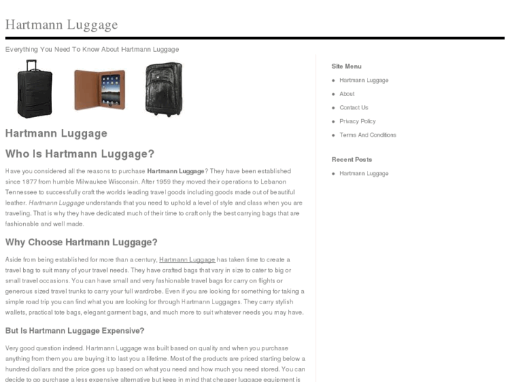 www.hartmannluggages.com