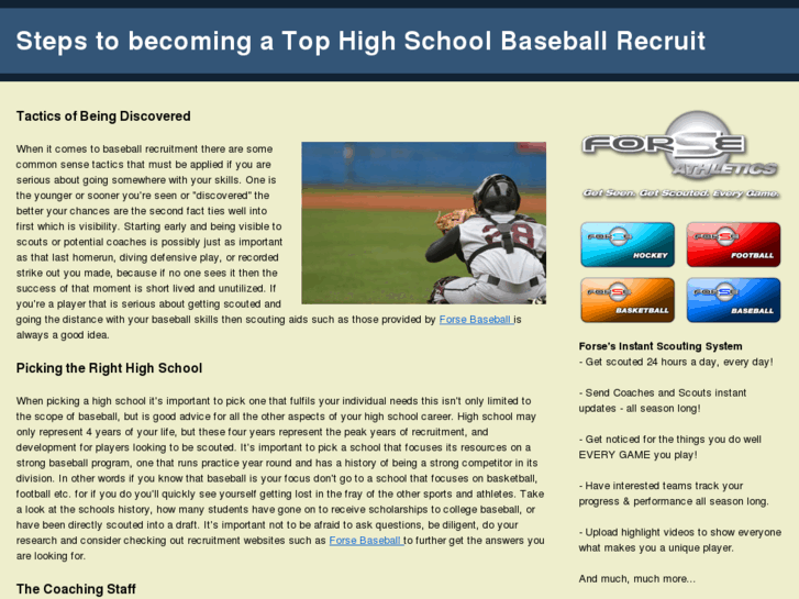 www.highschoolbaseballrecruiting.net