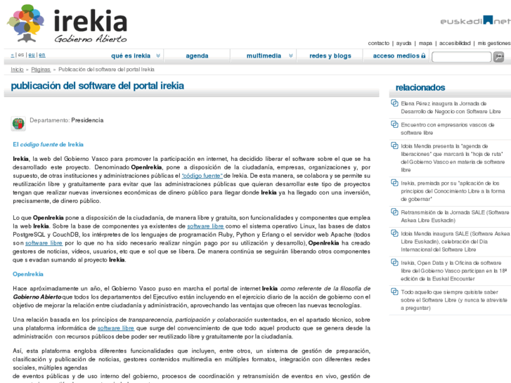 www.irekia.info