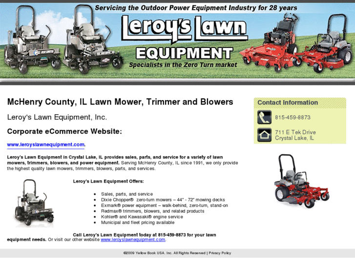 www.leroyslawnequipment.net