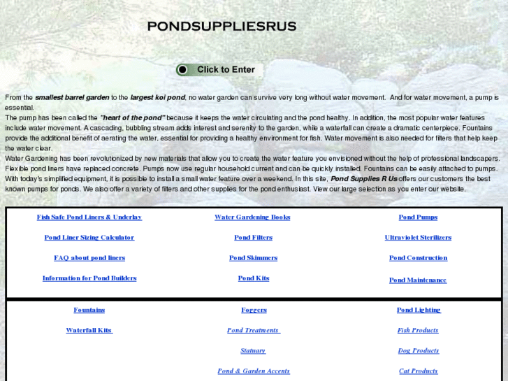 www.pondsuppliesrus.com