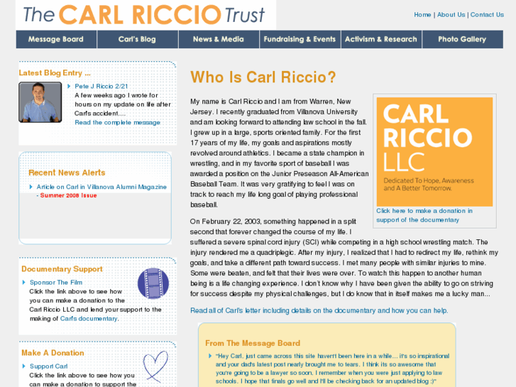 www.carlricciotrust.com