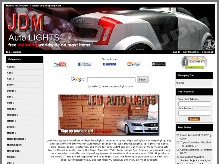 www.depoautolights.com