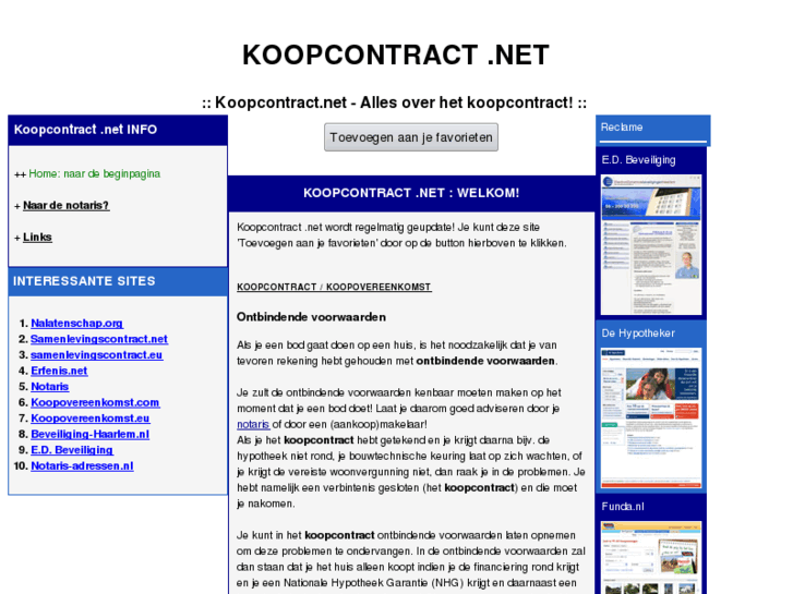 www.koopcontract.net