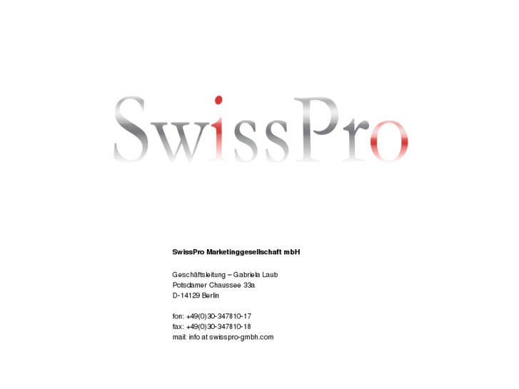 www.swisspro-gmbh.com