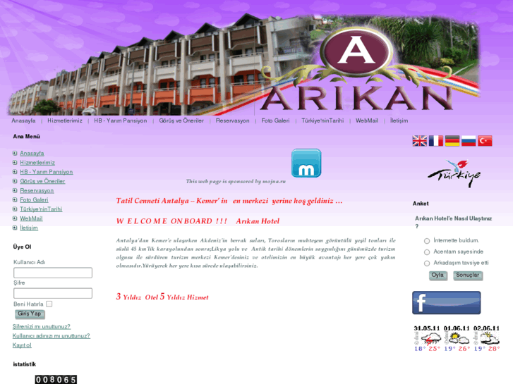 www.arikanhotel.com