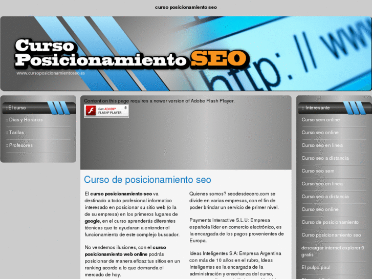 www.cursoposicionamientoseo.es