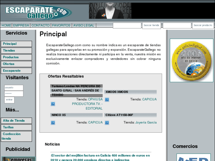 www.escaparategallego.com