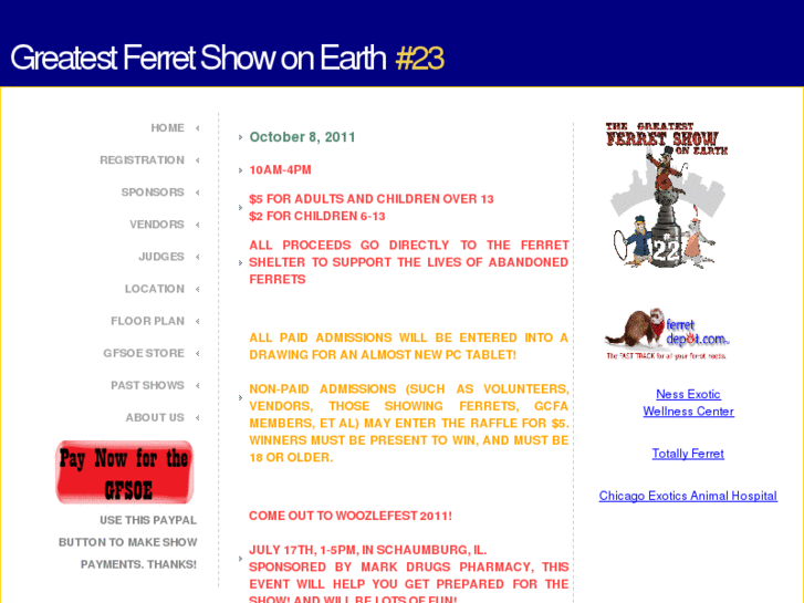 www.greatestferretshowonearth.info