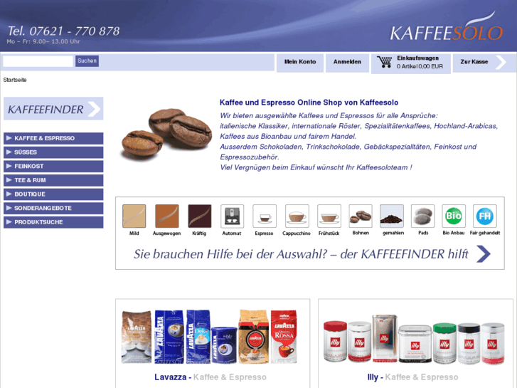 www.kaffeesolo.de