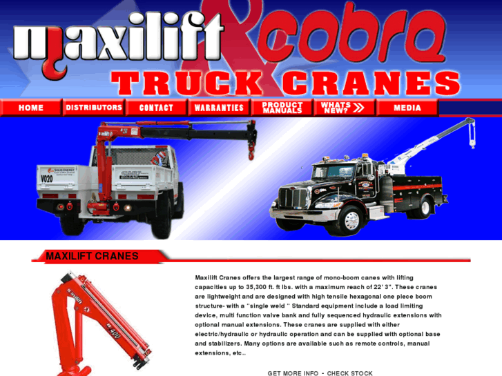 www.maxiliftcobracranes.com