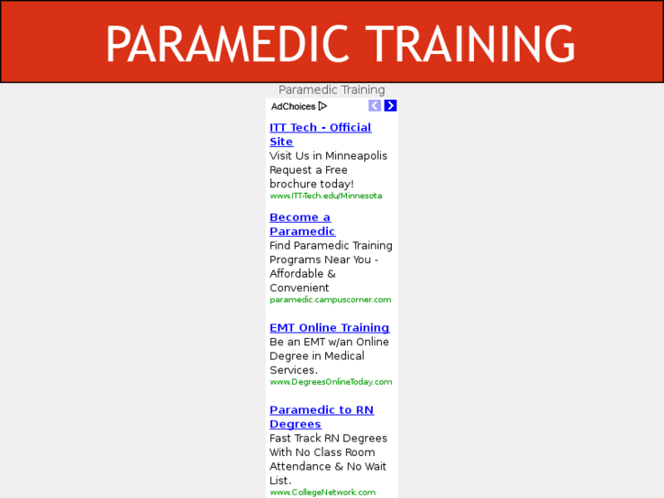 www.paramedicstraining.org