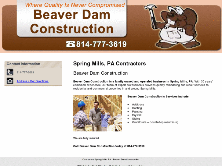 www.beaverdamconstructioncentrecounty.com