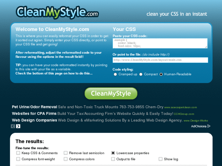 www.cleanmyhtml.com