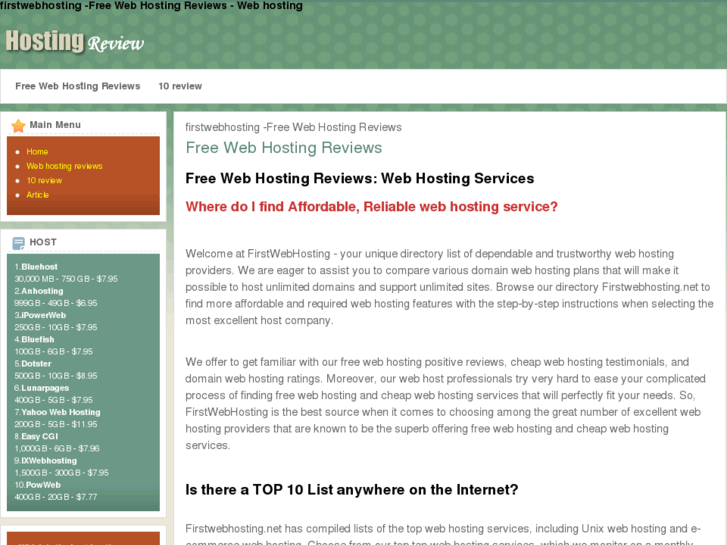 www.firstwebhosting.net