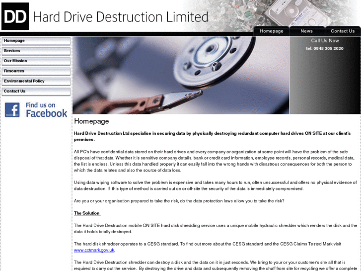 www.harddrivedestruction.org