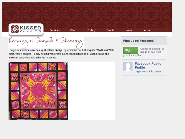 www.kissedquilts.com