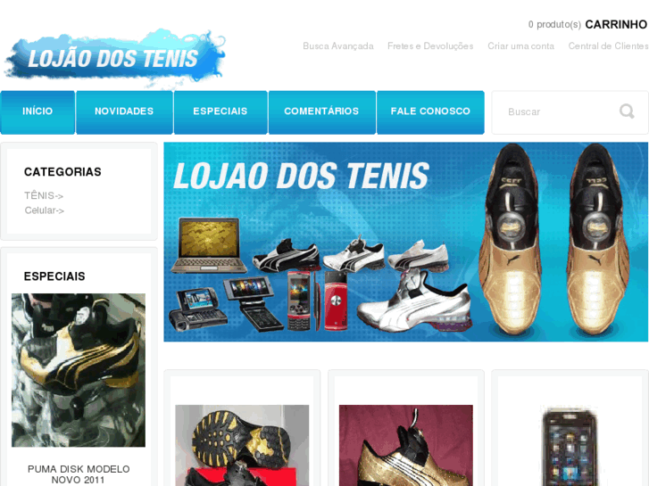 www.lojaodostenis.com