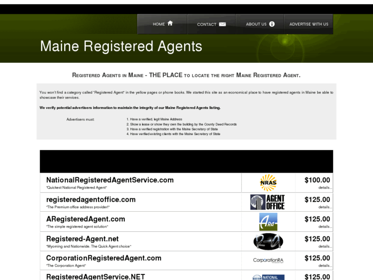 www.registeredagentsinmaine.com