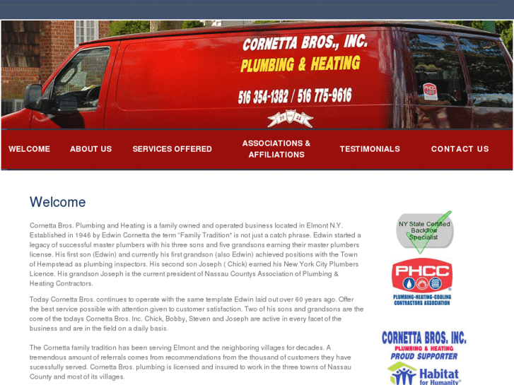 www.cornettaplumbing.com