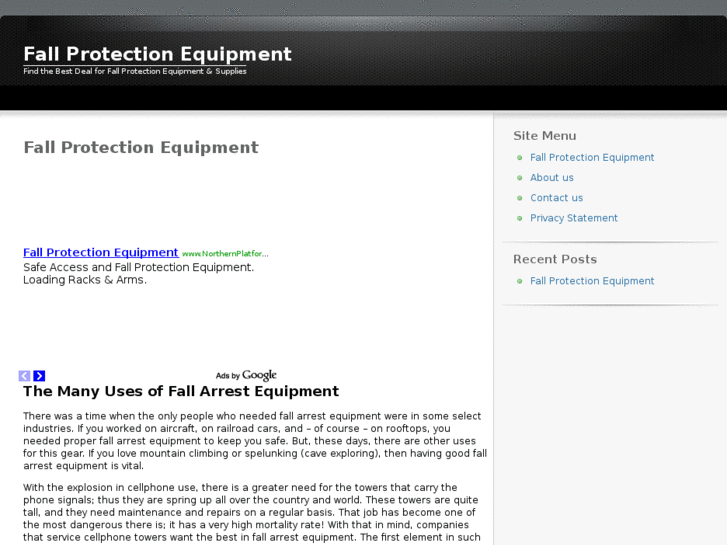 www.fallprotectionequipment.org