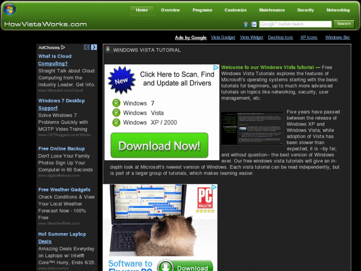 www.freewindowsvistatutorials.com