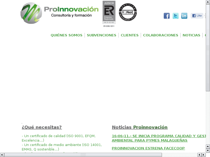 www.proinnovacion.es