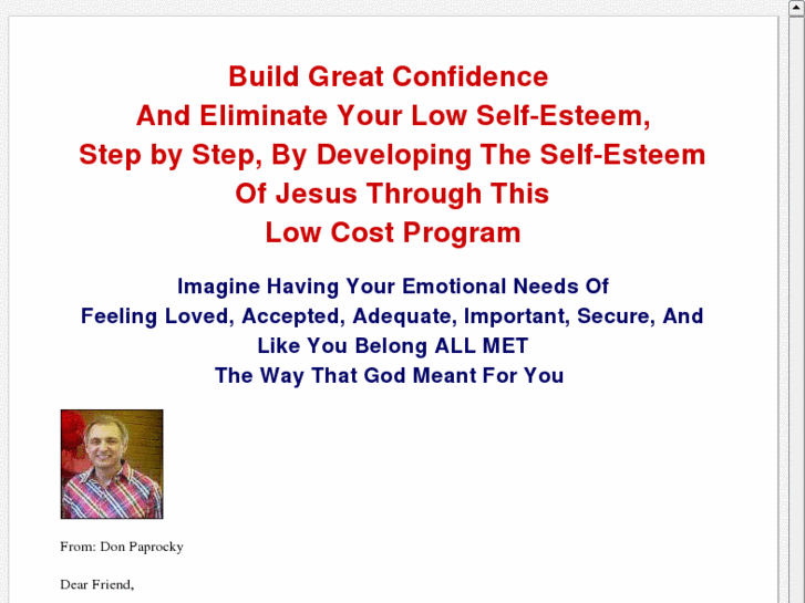 www.selfesteemofchrist.com