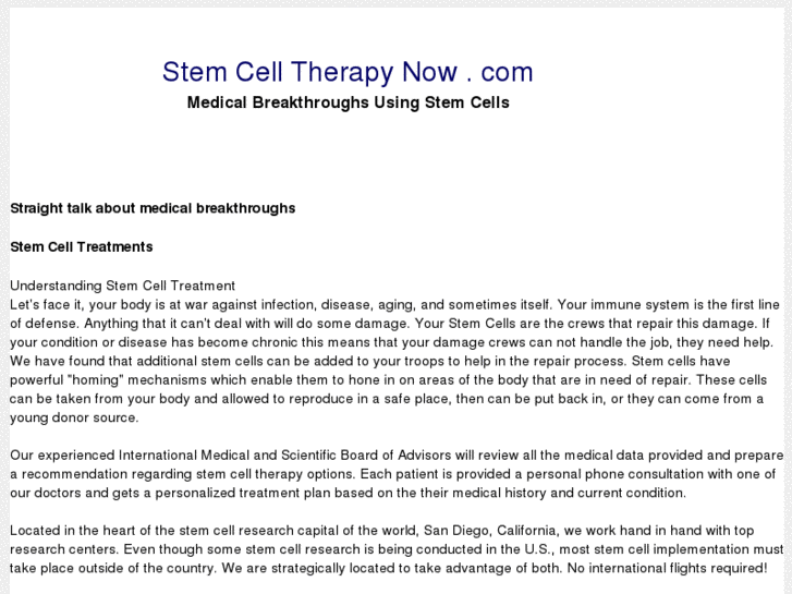 www.stemcelltherapynow.com