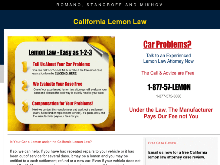 www.ca-lemon-laws.com