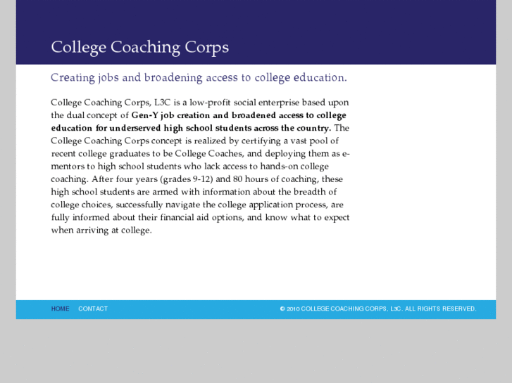 www.collegecoachingcorps.com