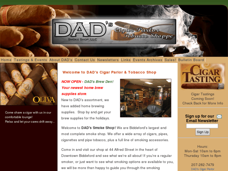 www.dadssmokeshop.com