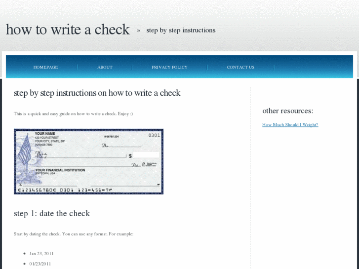 www.howtowritecheck.com