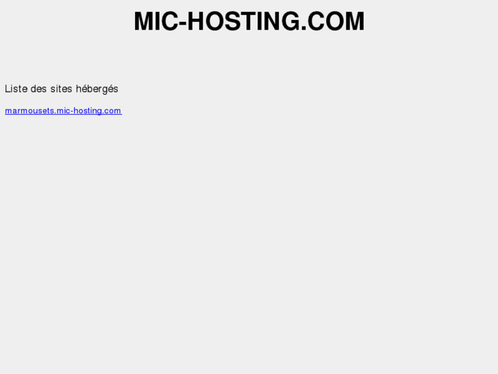 www.mic-hosting.com