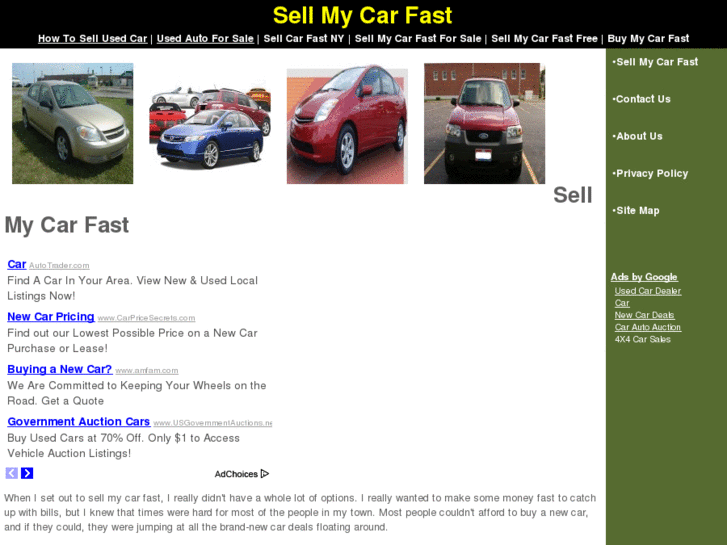 www.sellmycarfast.org