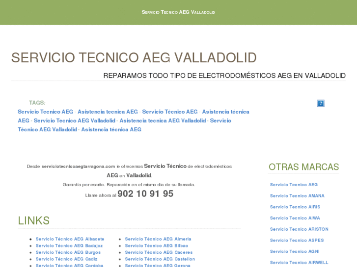 www.serviciotecnicoaegvalladolid.com