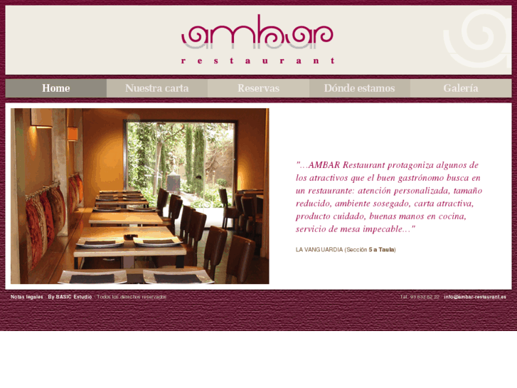 www.ambar-restaurant.es