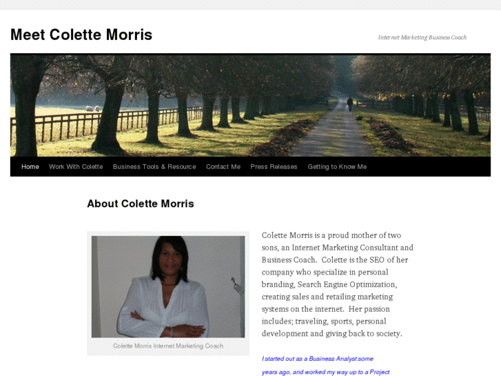 www.colettemorris.com