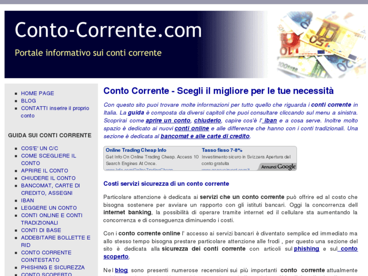 www.conto-corrente.com