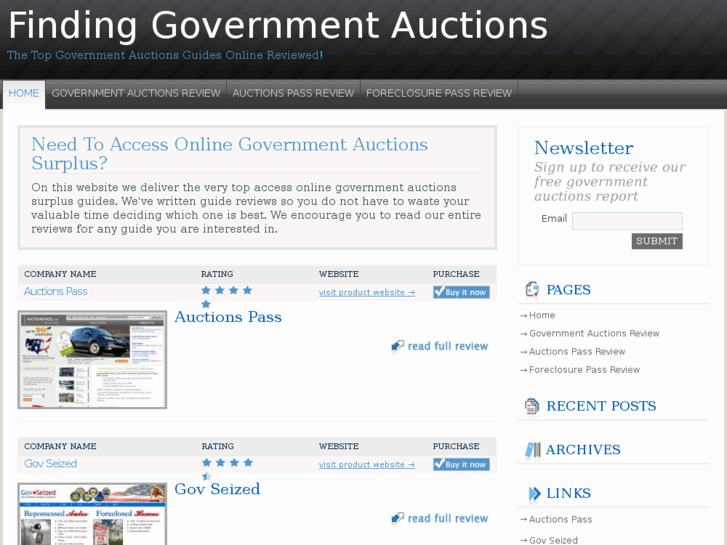 www.findinggovernmentauctions.com