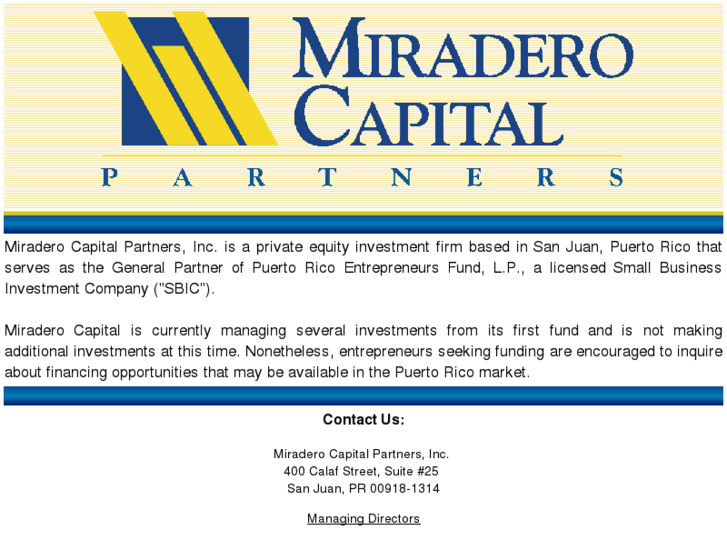 www.miraderocapital.com