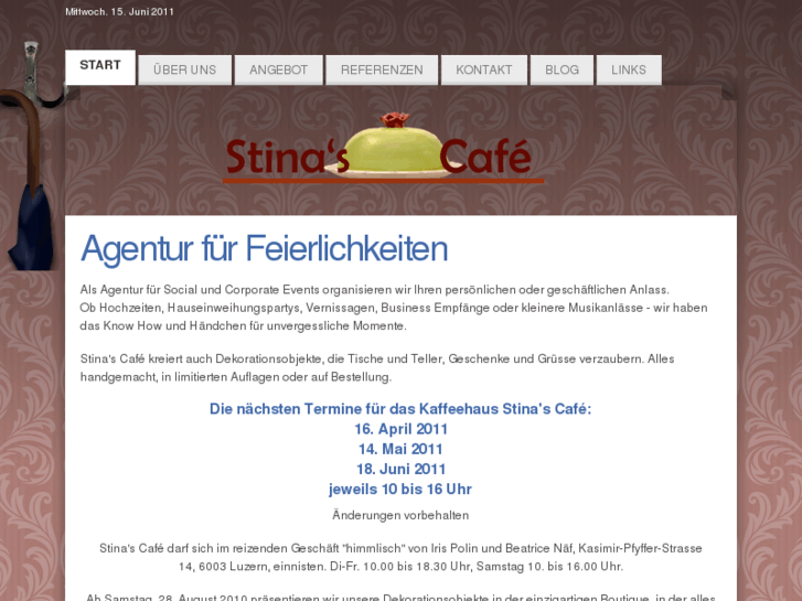 www.stinascafe.com