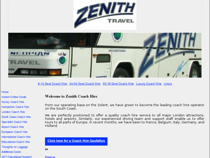 www.zenithcoachhire.com