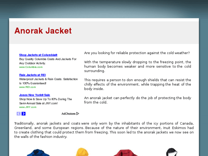 www.anorakjackets.com