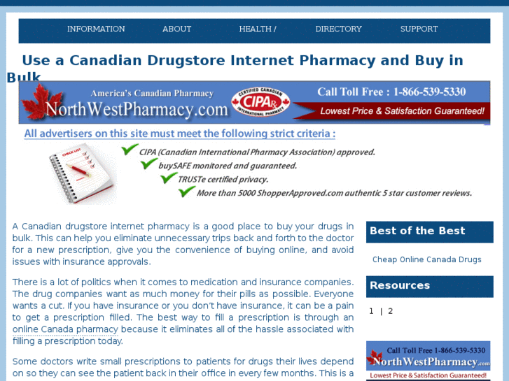 www.canadiandrugstoreinternet.com